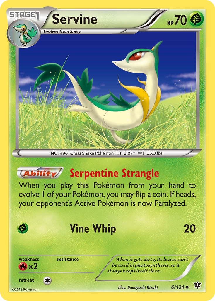 Servine — illustrated card