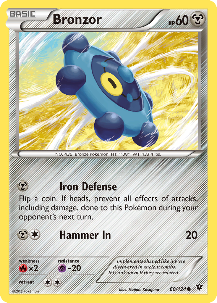 Bronzor — illustrated card