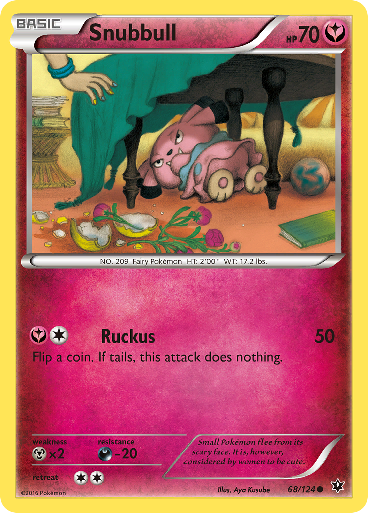 Snubbull — illustrated card