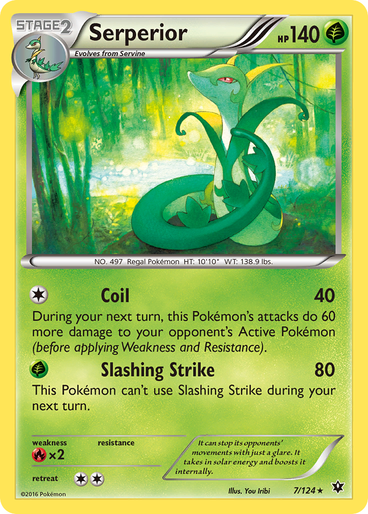 Serperior — illustrated card