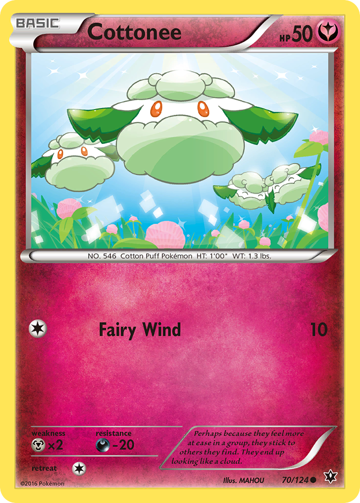 Cottonee — illustrated card
