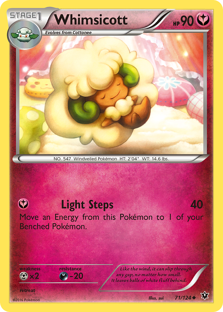 Whimsicott — illustrated card