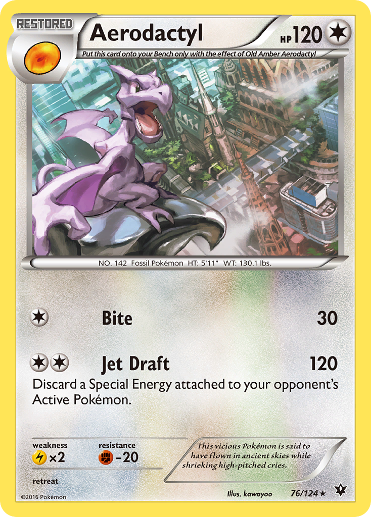 Aerodactyl — illustrated card