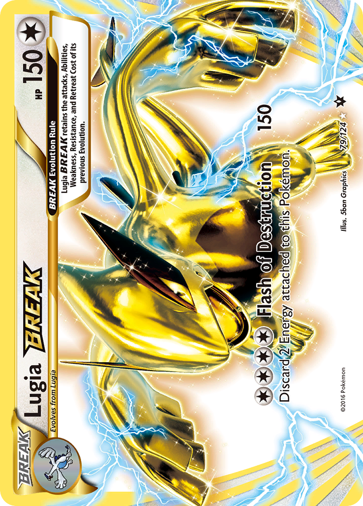 Lugia BREAK — illustrated card