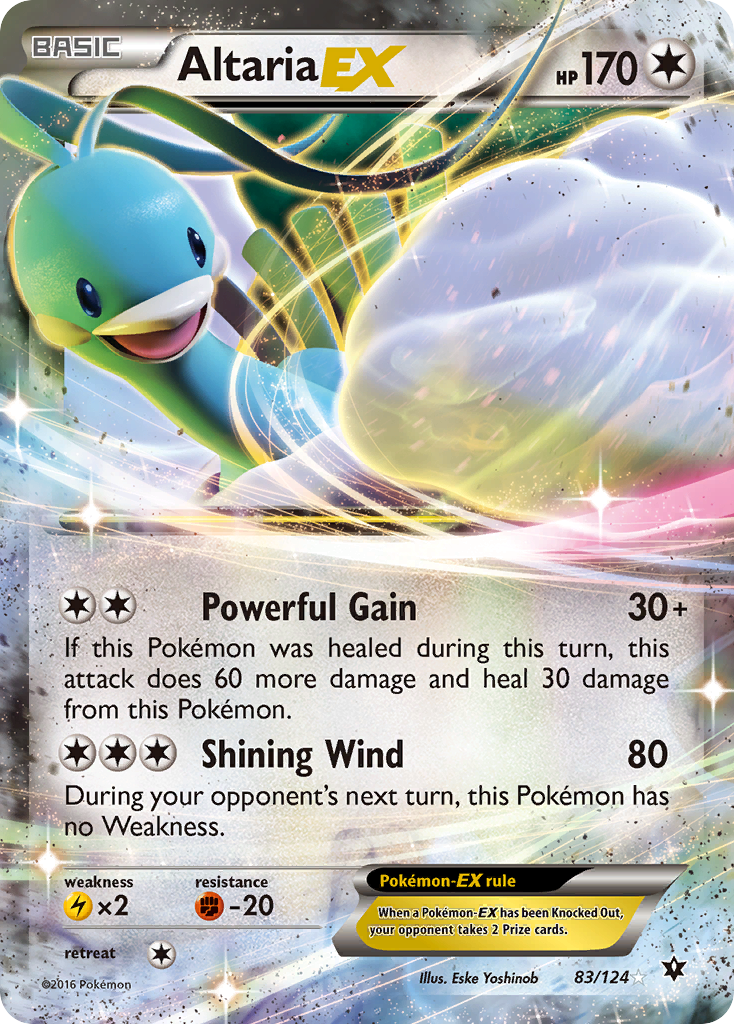 Altaria-EX — illustrated card