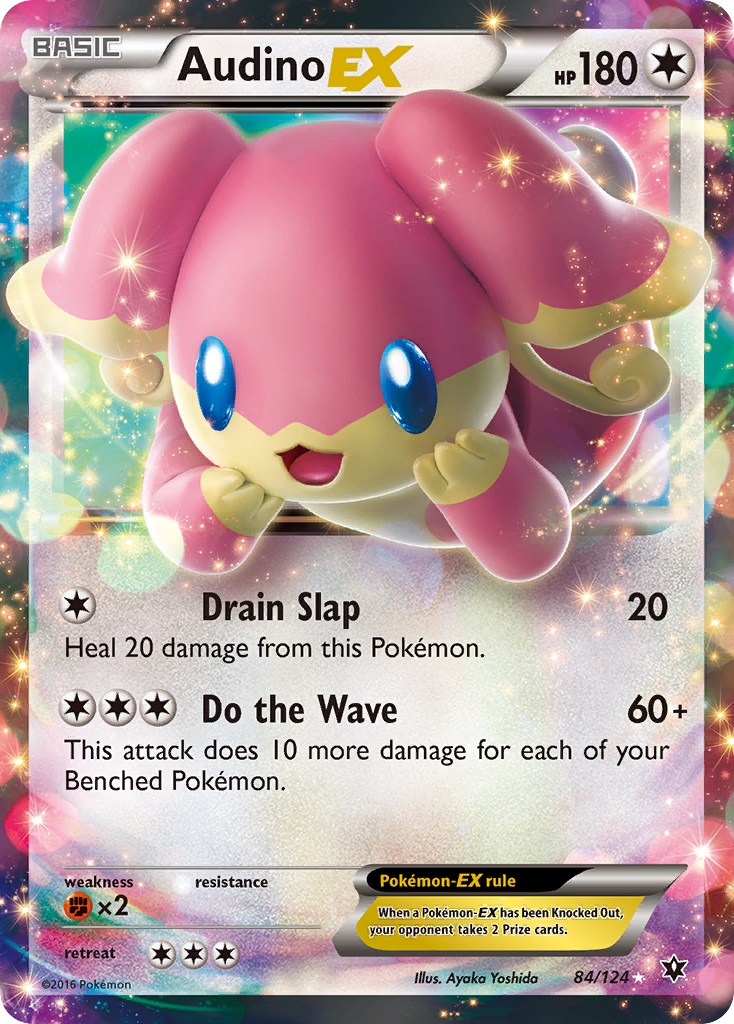 Audino-EX — illustrated card