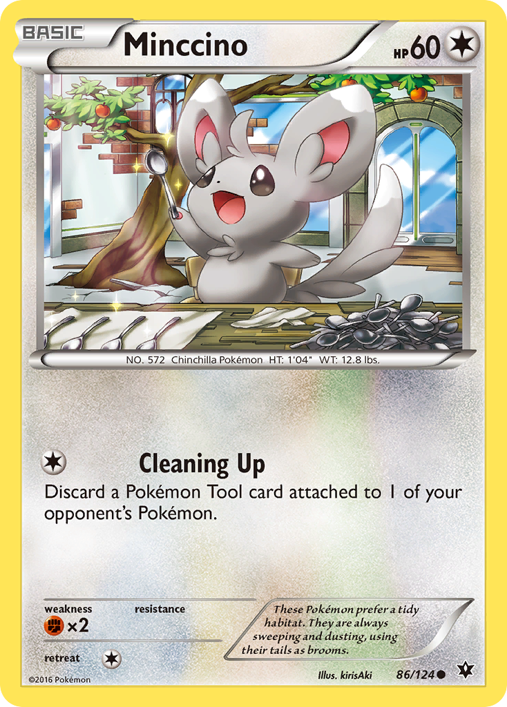 Minccino — illustrated card
