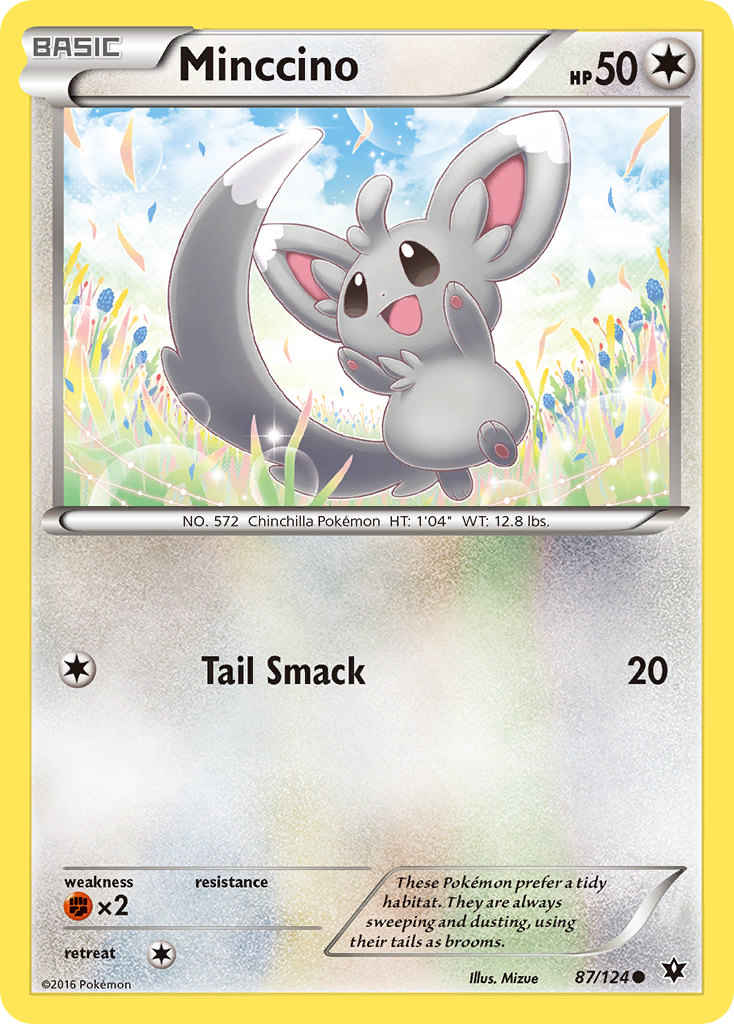 Minccino — illustrated card