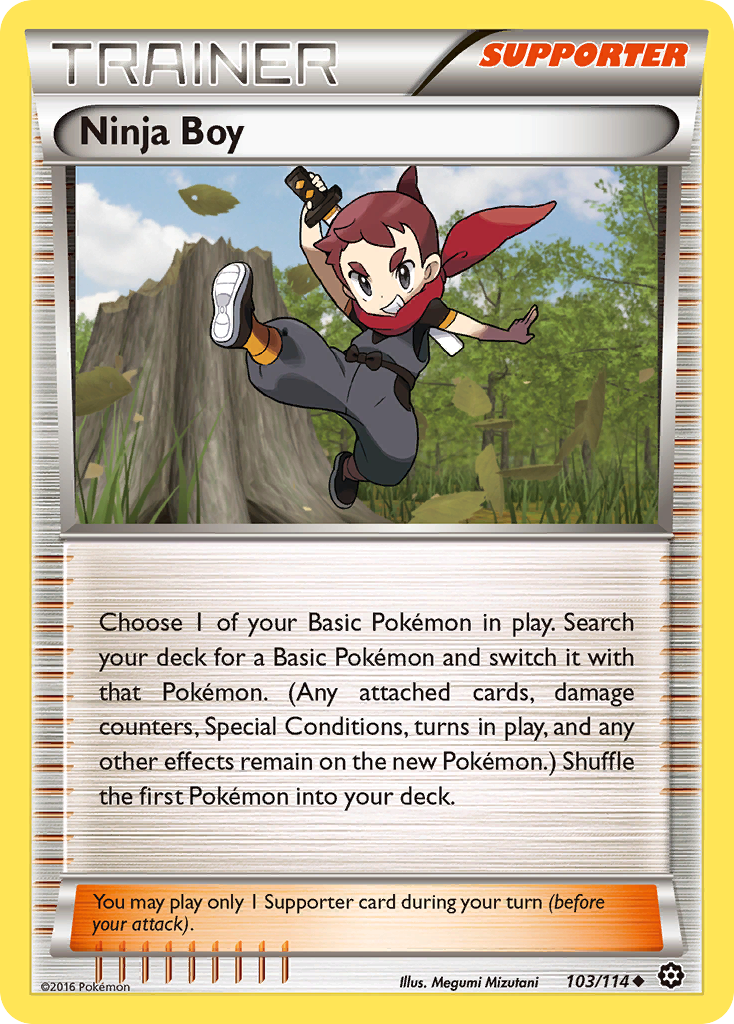 Ninja Boy — illustrated card