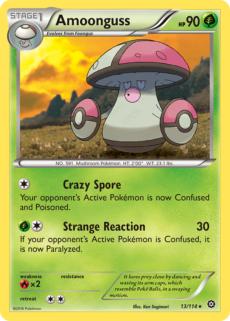 Amoonguss — illustrated card