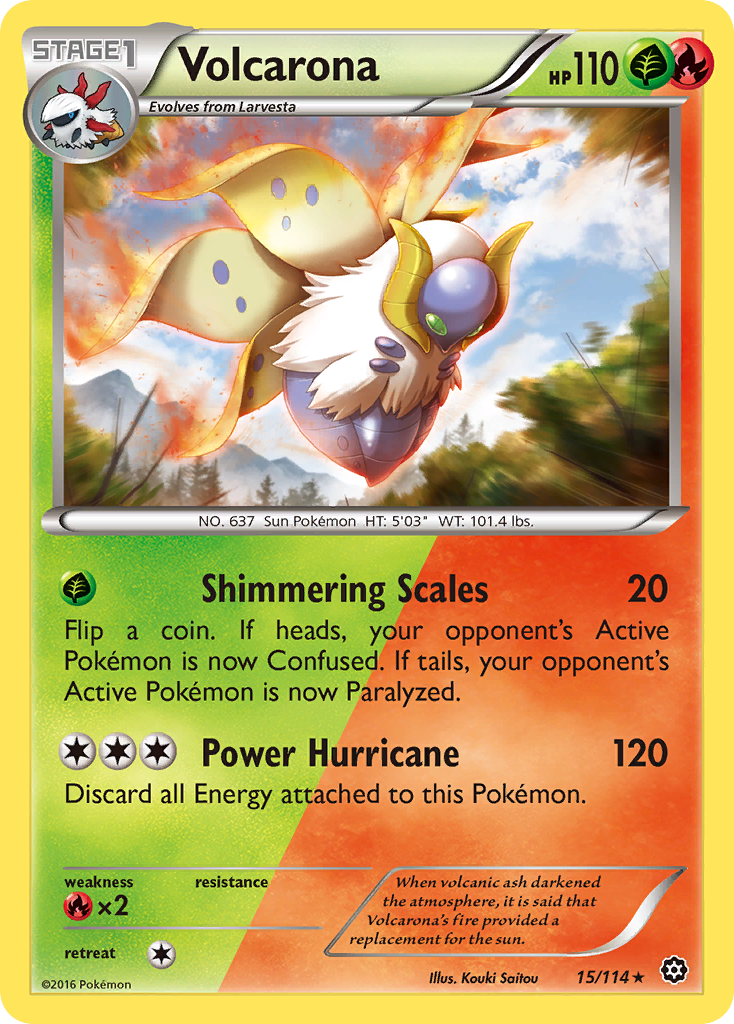 Volcarona — illustrated card