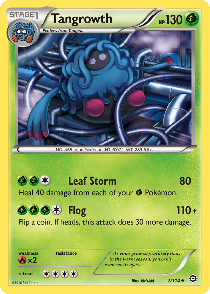 Tangrowth — illustrated card