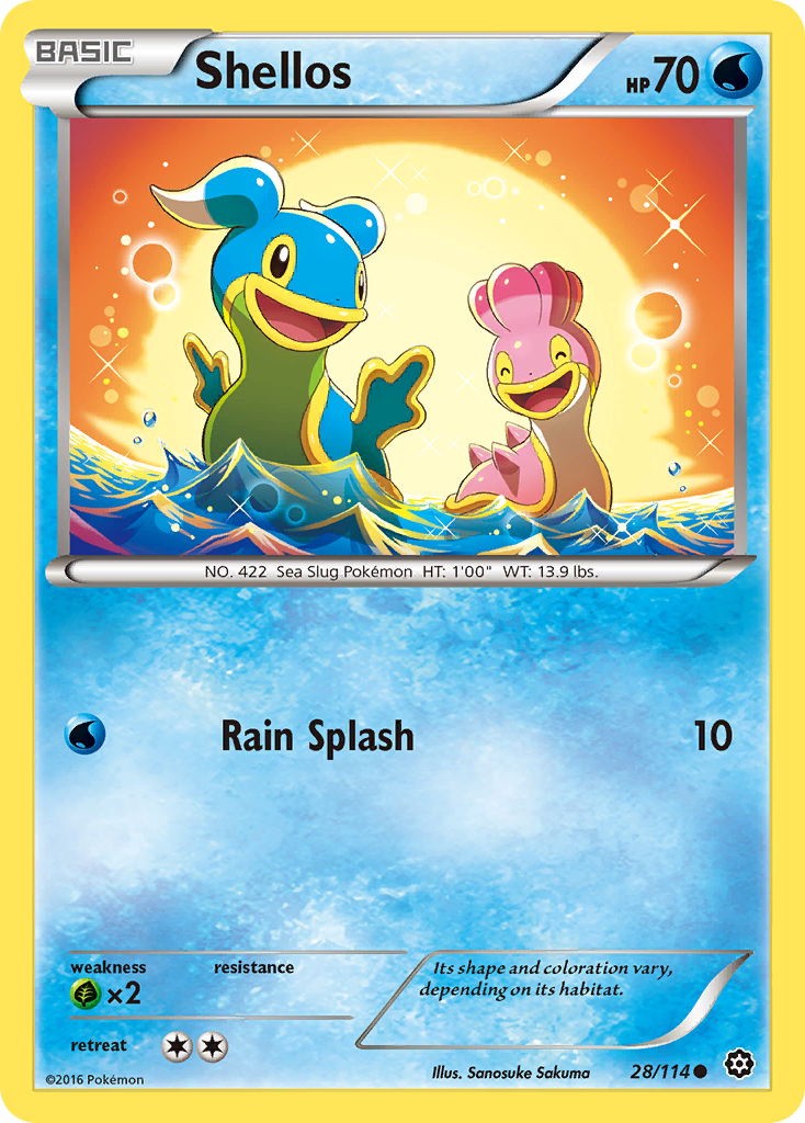 Shellos — illustrated card