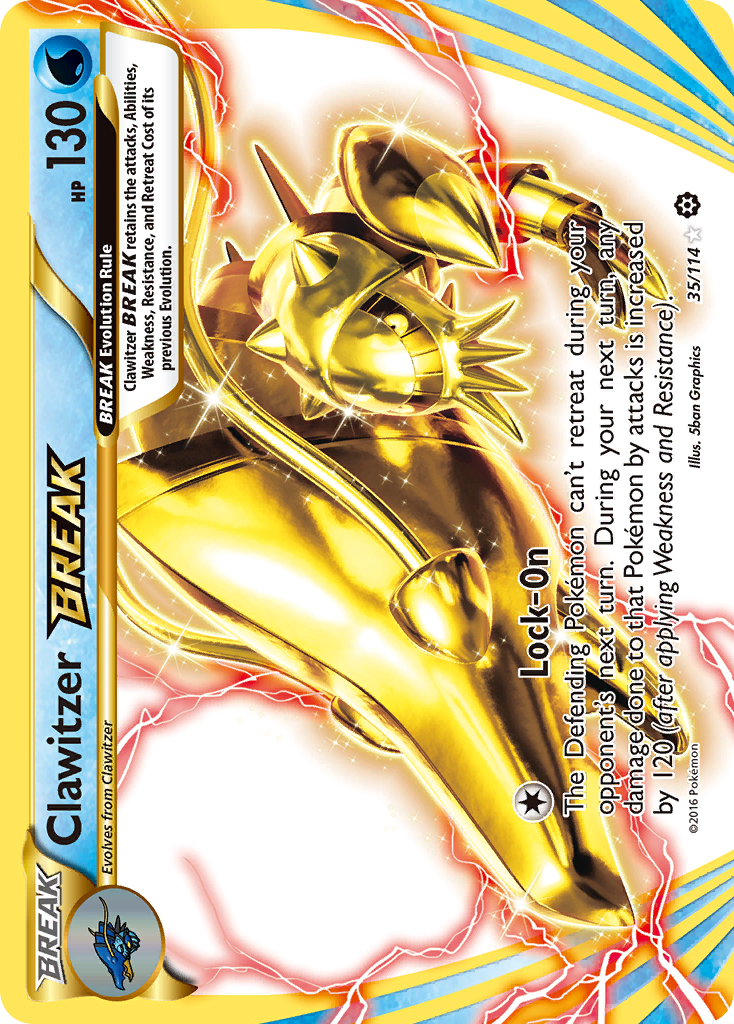 Clawitzer BREAK — illustrated card