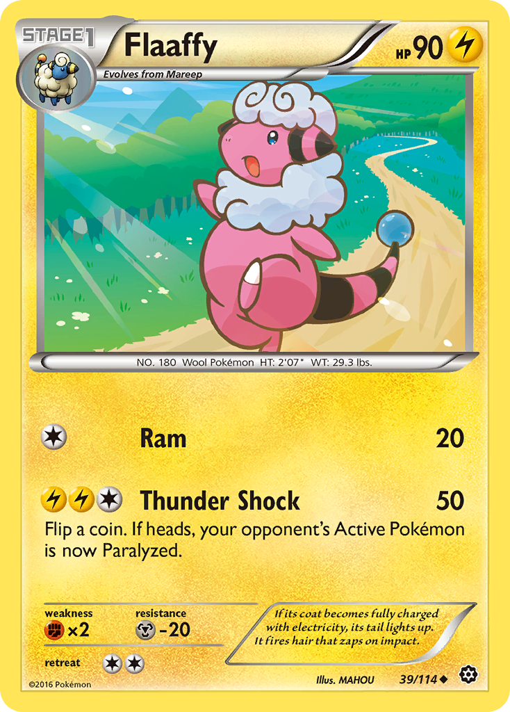 Flaaffy — illustrated card