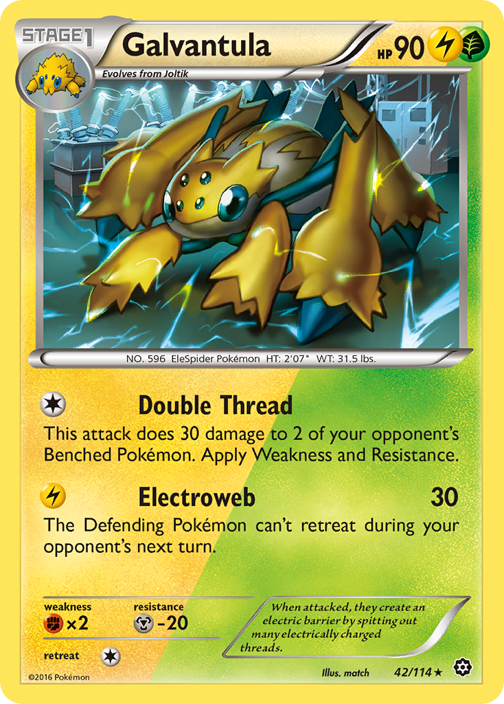 Galvantula — illustrated card