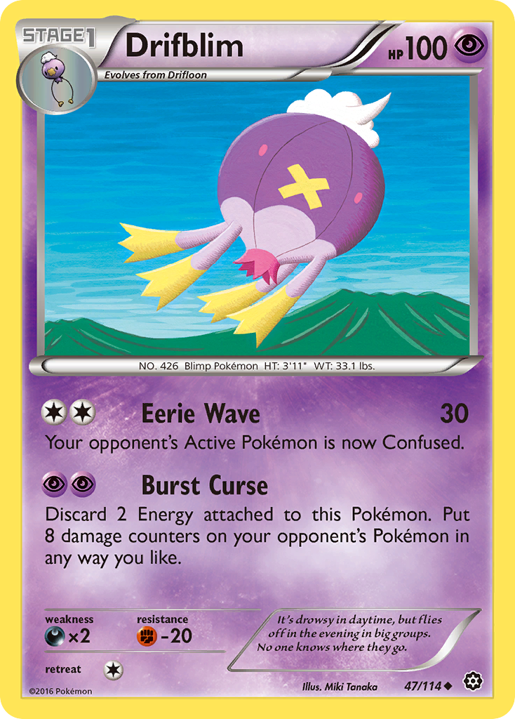 Drifblim — illustrated card