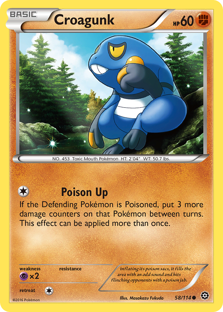 Croagunk — illustrated card