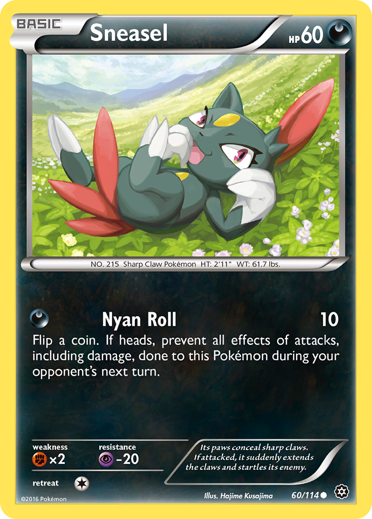 Sneasel — illustrated card