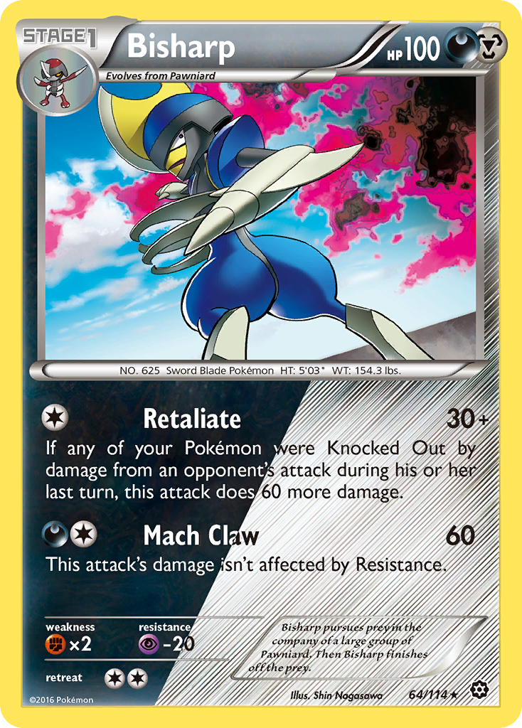 Bisharp — illustrated card