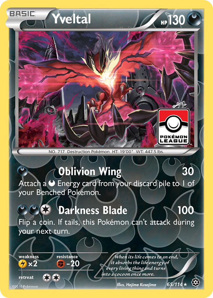 Yveltal — illustrated card