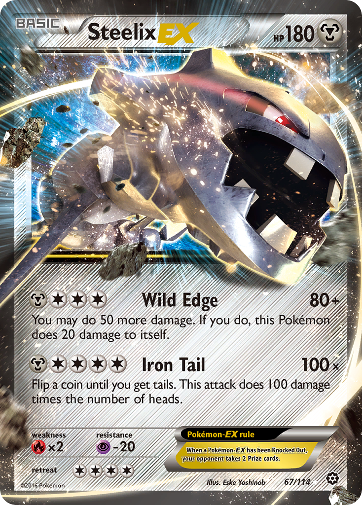 Steelix-EX — illustrated card