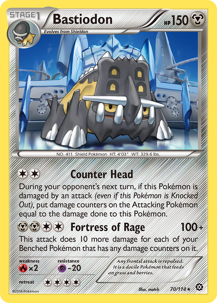 Bastiodon — illustrated card