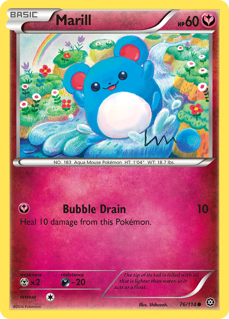 Marill — illustrated card
