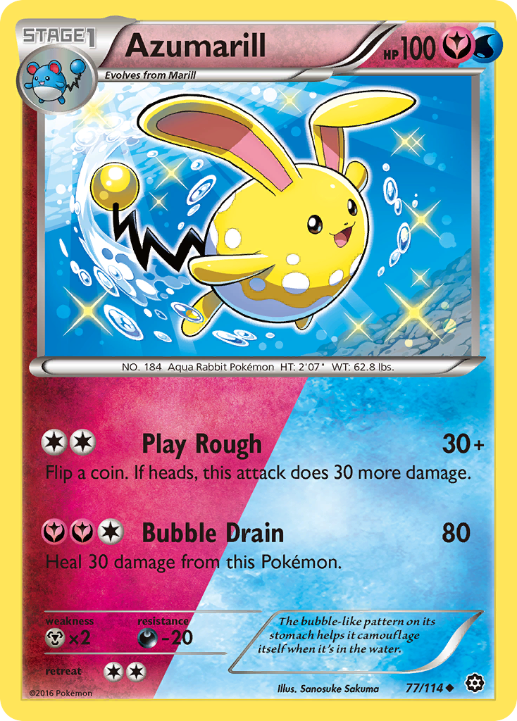 Azumarill — illustrated card