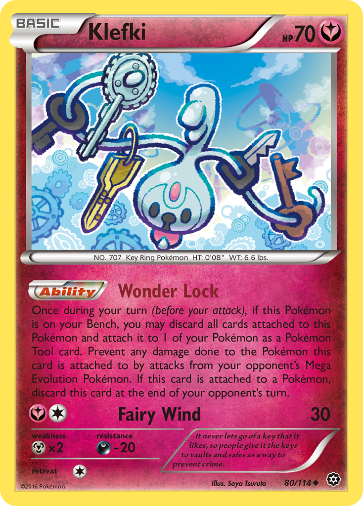 Klefki — illustrated card