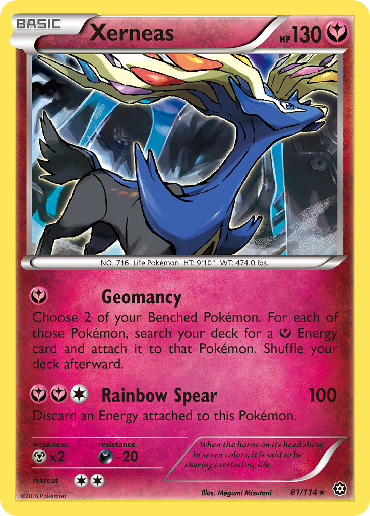 Xerneas — illustrated card