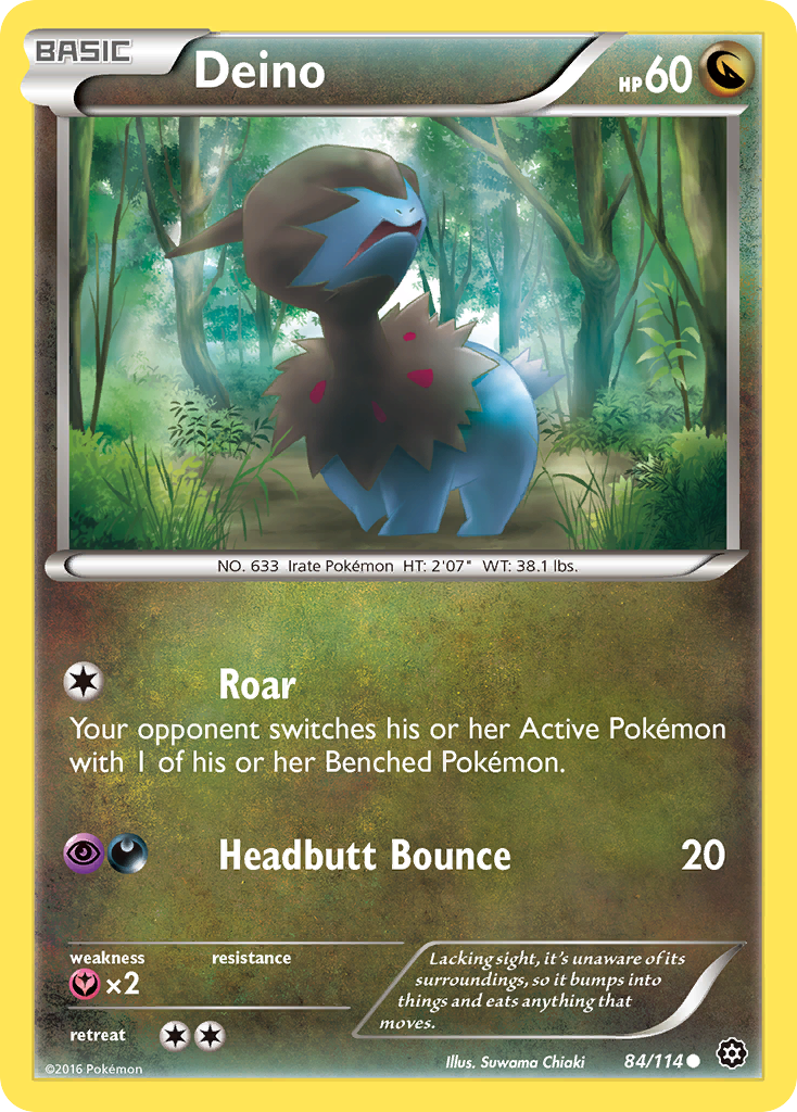 Deino — illustrated card