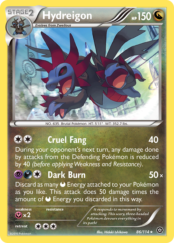 Hydreigon — illustrated card