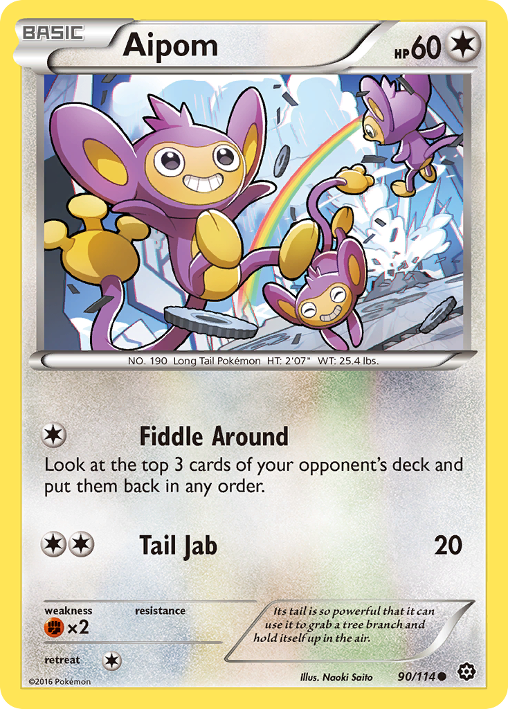Aipom — illustrated card