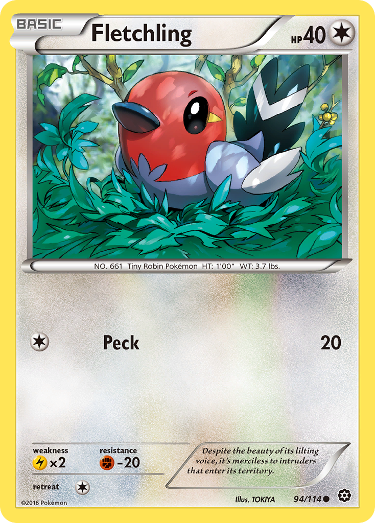 Fletchling — illustrated card