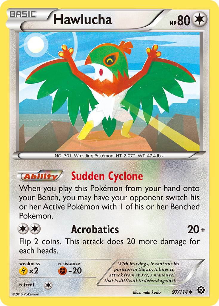 Hawlucha — illustrated card