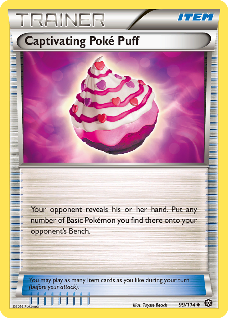 Captivating Poké Puff — illustrated card