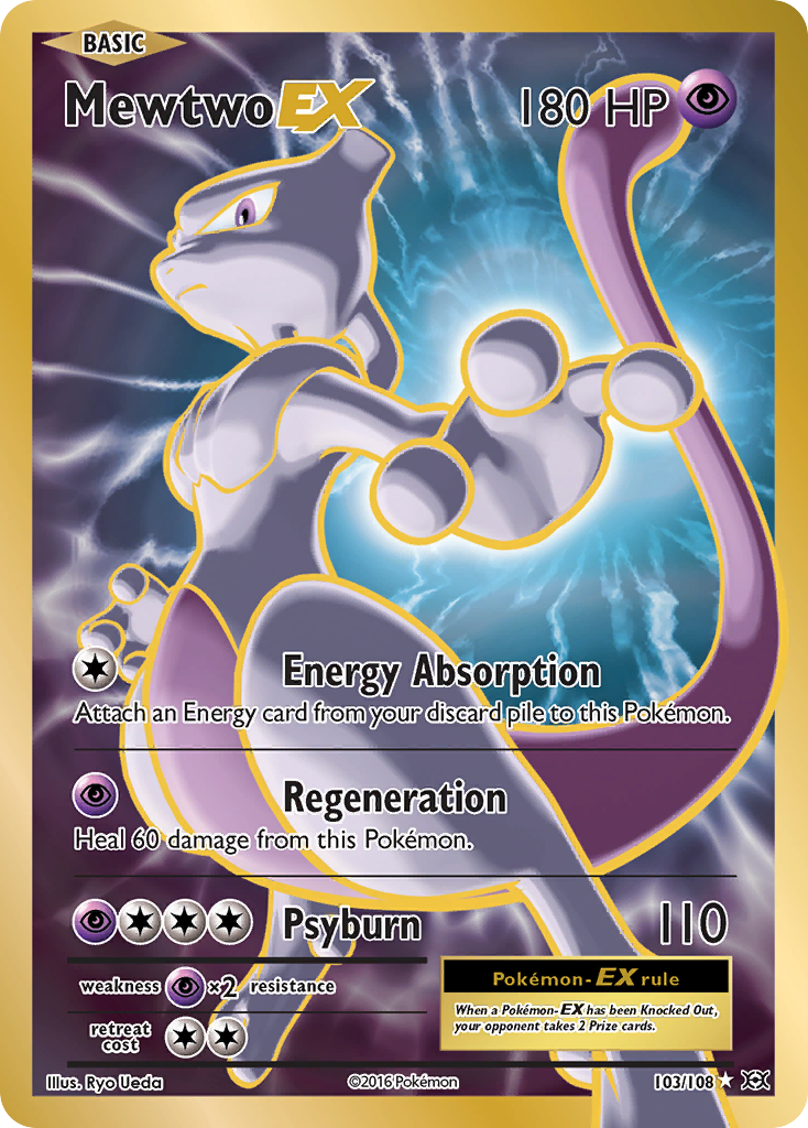 Mewtwo-EX — illustrated card