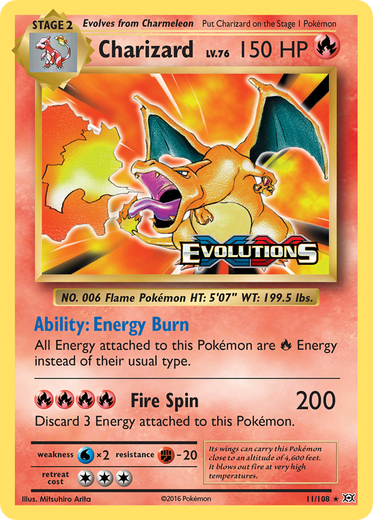 Charizard — illustrated card