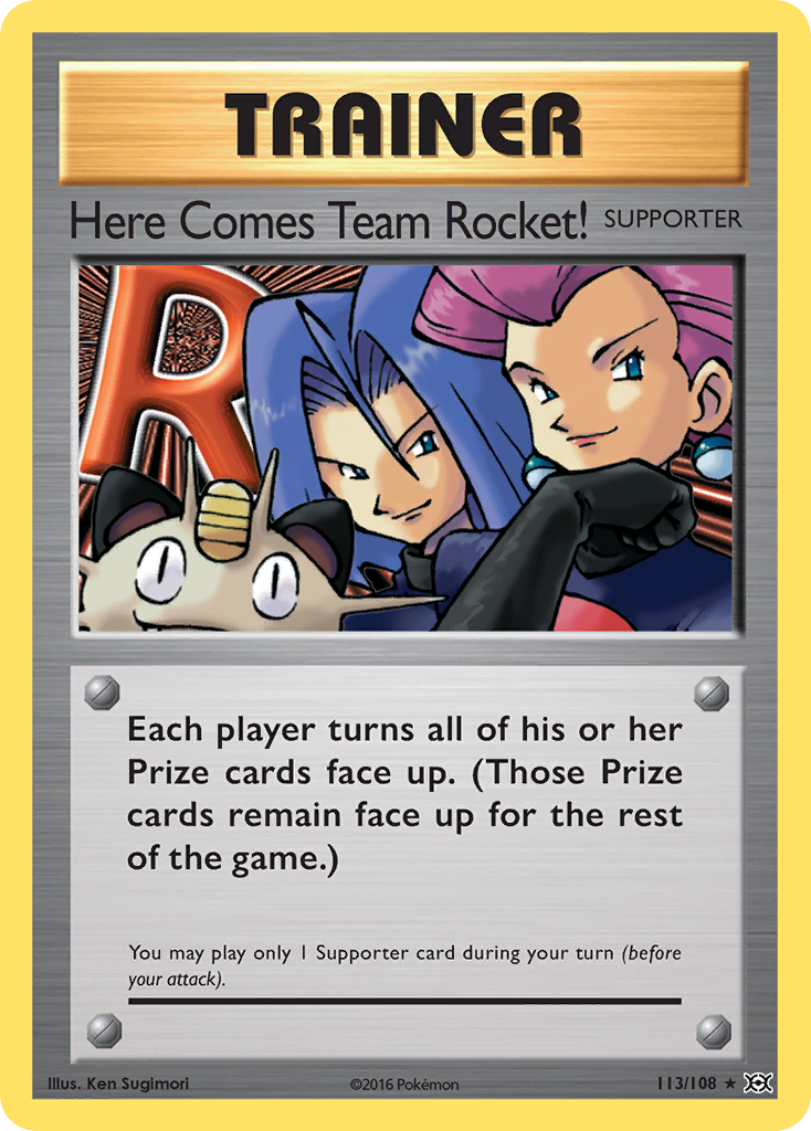 Here Comes Team Rocket! — illustrated card