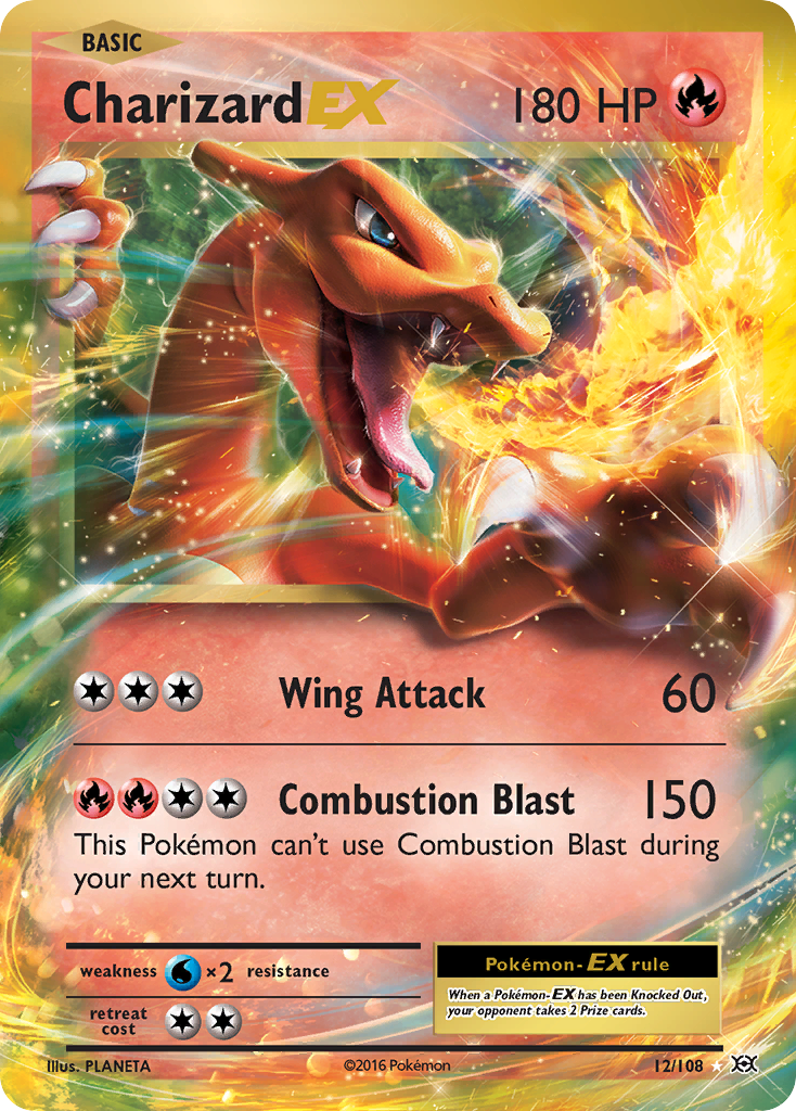 Charizard-EX — illustrated card