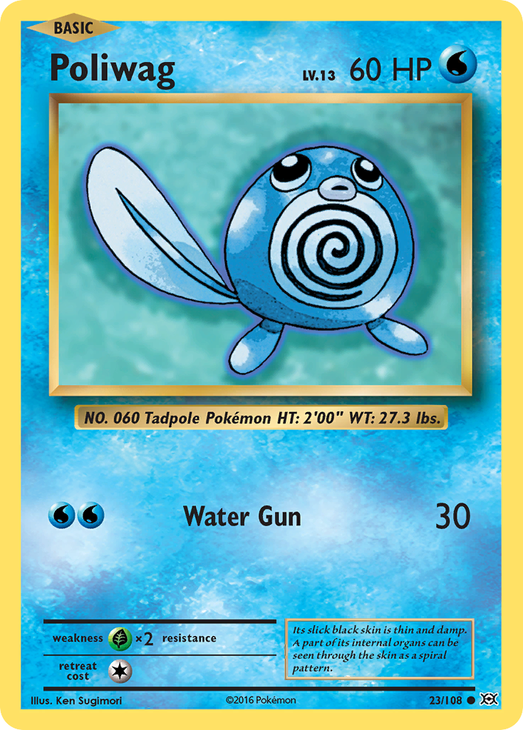 Poliwag — illustrated card