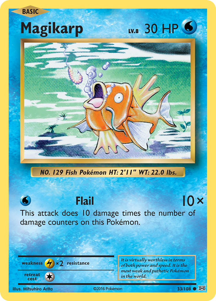 Magikarp — illustrated card