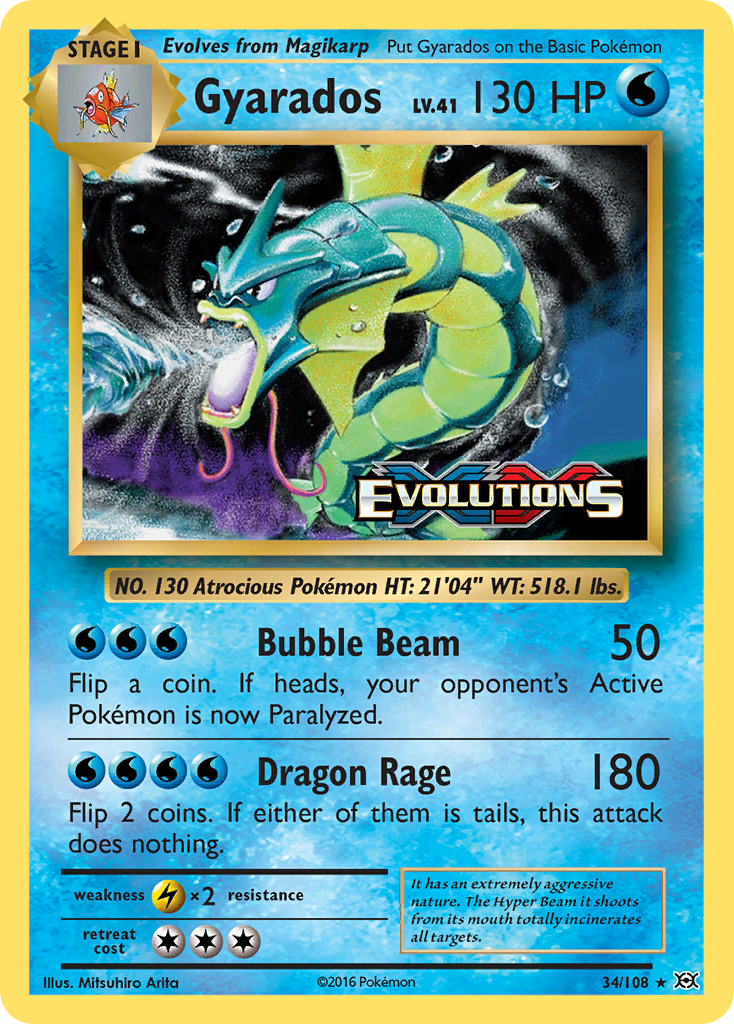 Gyarados — illustrated card