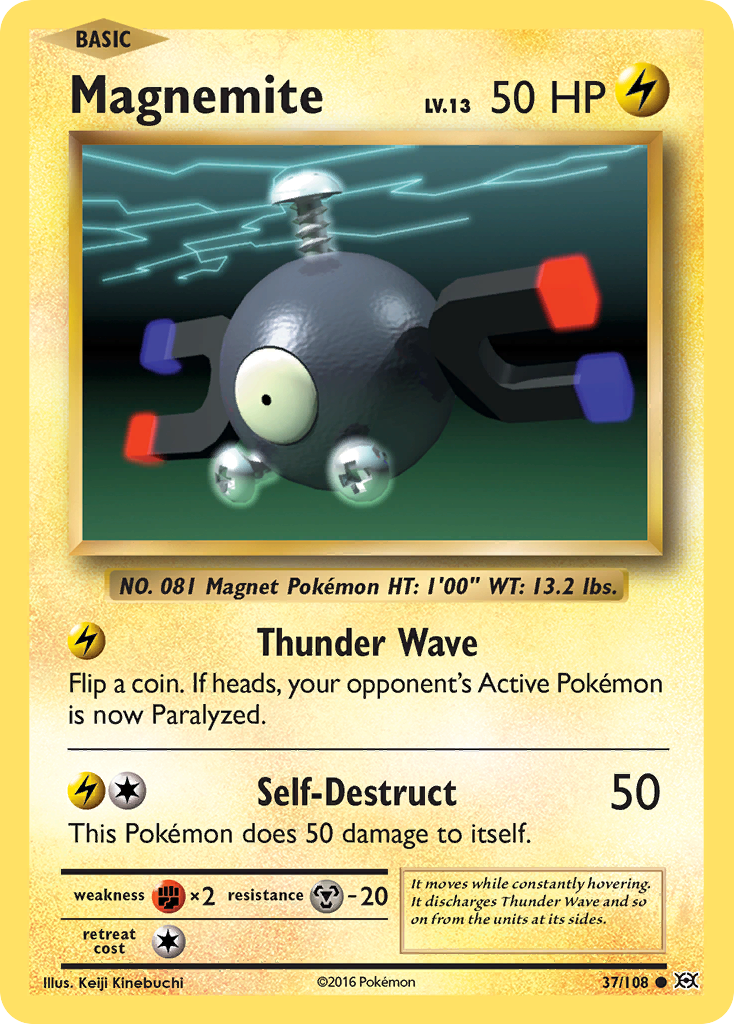 Magnemite — illustrated card