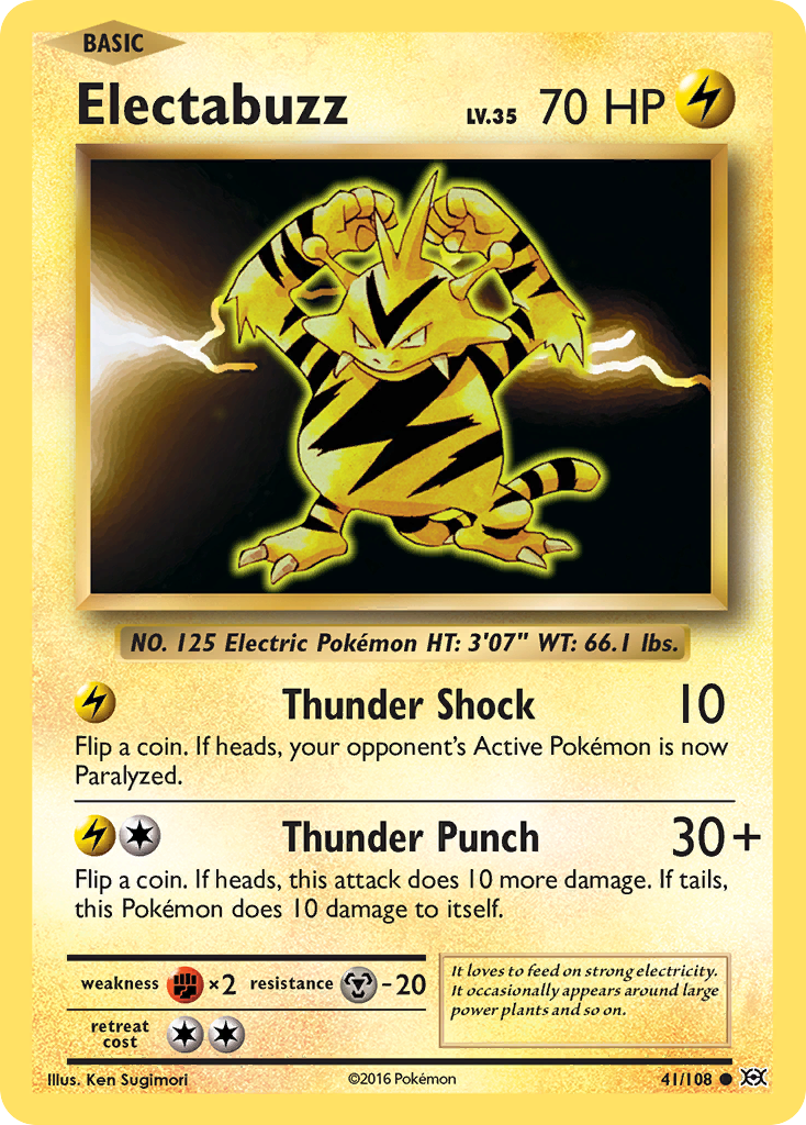 Electabuzz — illustrated card