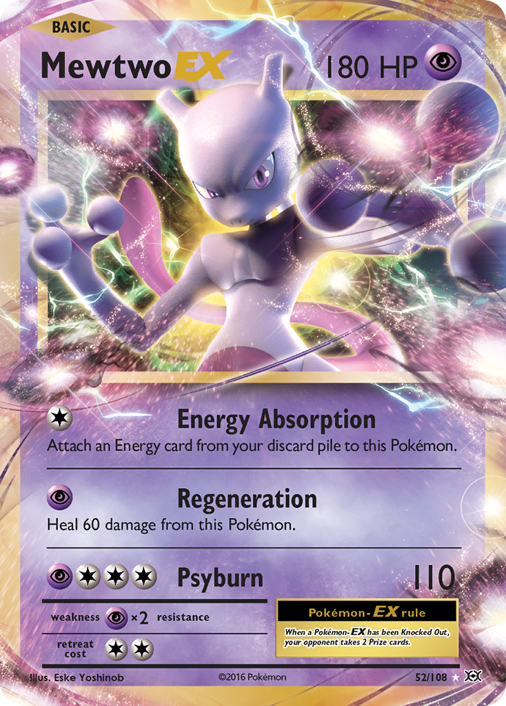 Mewtwo-EX — illustrated card