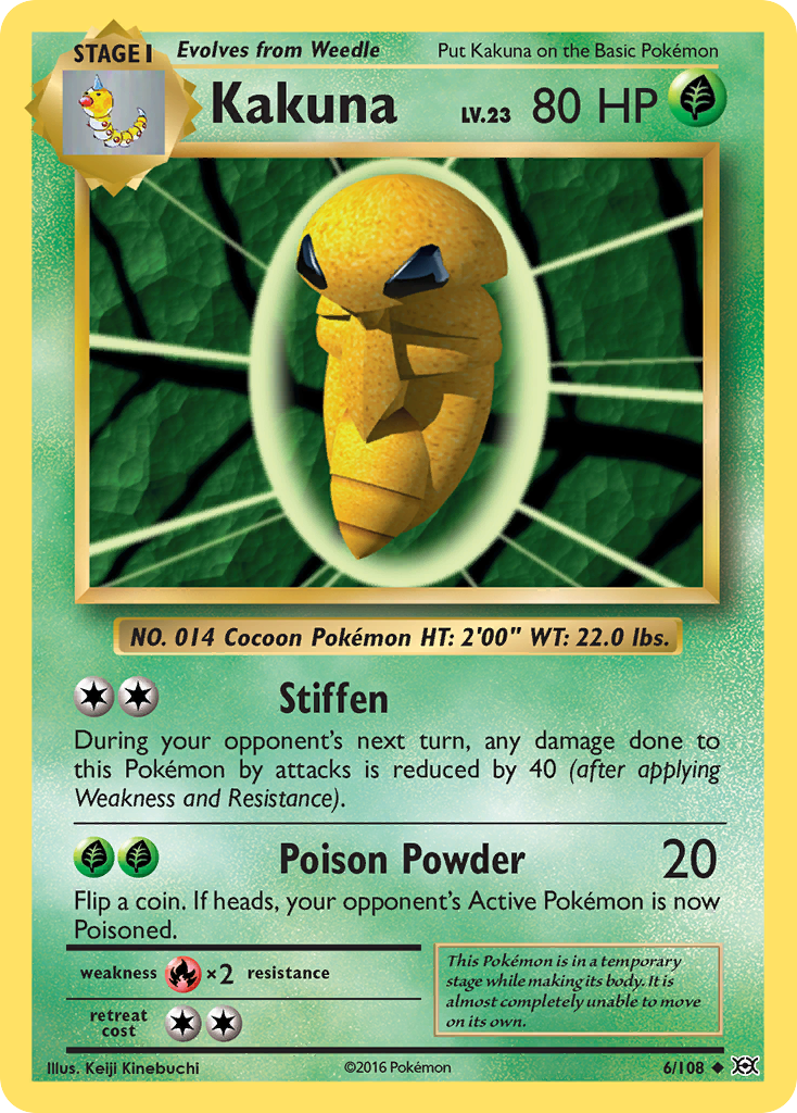 Kakuna — illustrated card