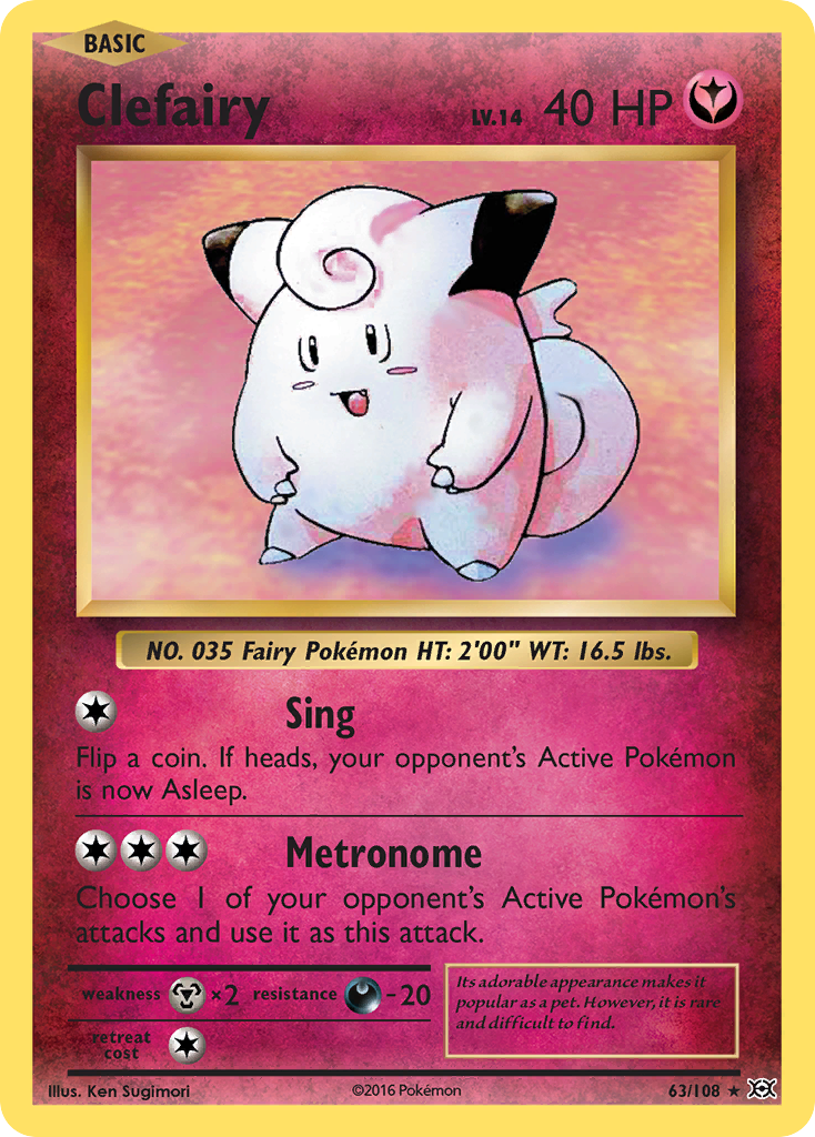 Clefairy — illustrated card