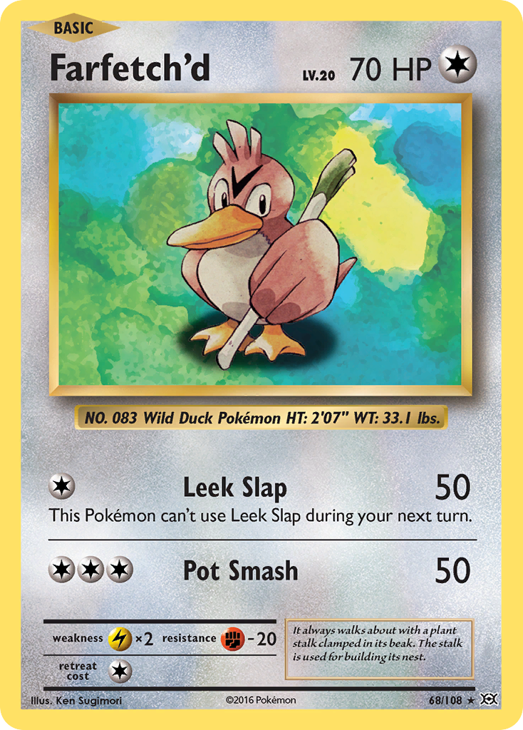Farfetch'd — illustrated card